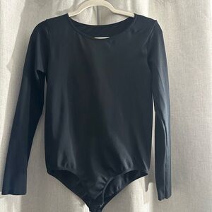 Black Long Sleeve Bodysuit